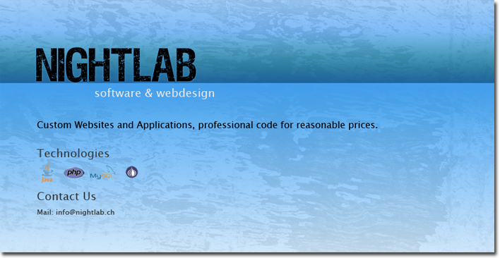 nightlab.ch - software and webdesign